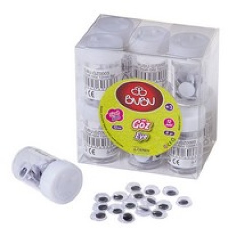 Bu-Bu Oynar Göz Siyah 12 MM 8 GR BUBU-GZ0003 Bu-Bu Oynar Göz Siyah 12 MM 8 GR BUBU-GZ0003