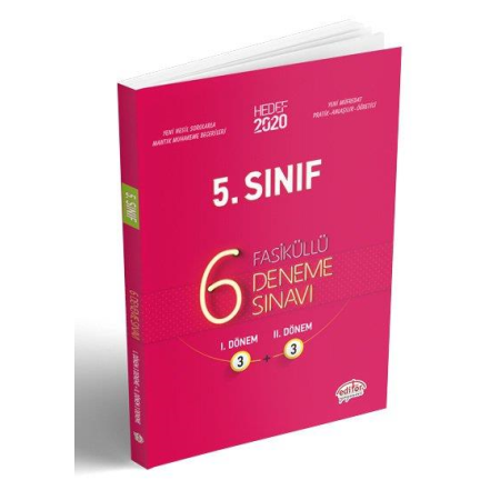 Editör Yayınları 5. Sınıf Deneme 6 Fasikül 3+3