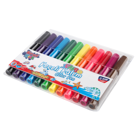 Kraf Kids Jumbo Keçeli Kalem 12'li Set 275