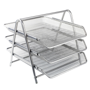 Kraf 460G Perfore Evrak Rafı Metal 3 Katlı