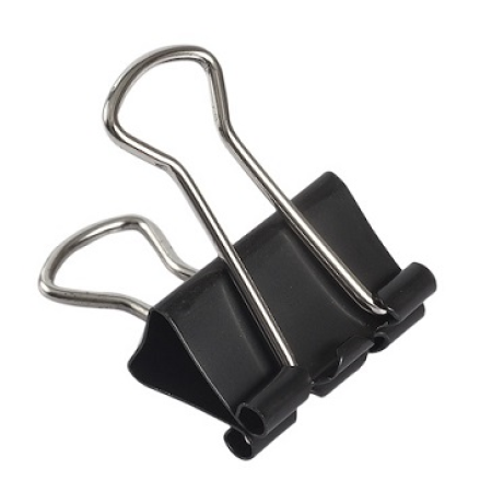 Kraf 419G Çelik Kıskaç Siyah 19mm