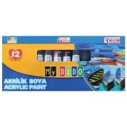 Mydido Akrilik Tüp Boya 12 li 9 ml MY14
