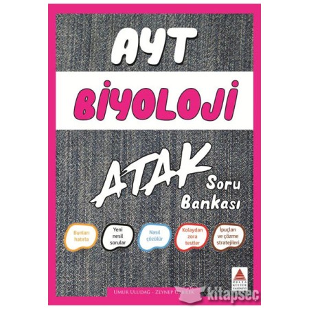 Delta Kültür Yayınevi AYT Biyoloji Atak Soru Bankası
