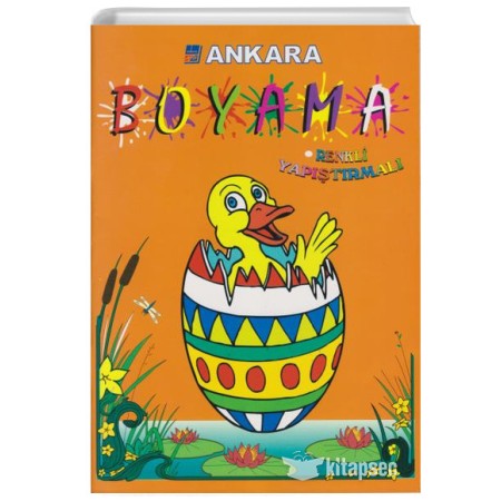 Ankara Yıldırım Dağıtım Stickerli Kalın Boyama - Turuncu