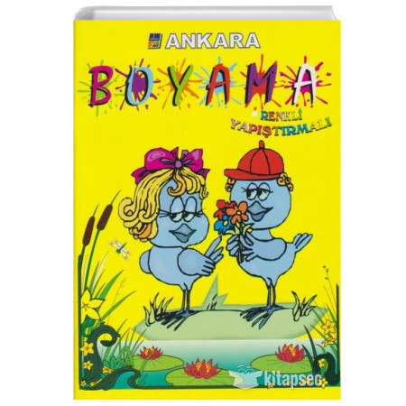 Ankara Yıldırım Dağıtım Stickerli Kalın Boyama - Sarı
