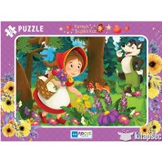 Blue Focus Kırmızı Başlıklı Kız - Puzzle 72 Parça
