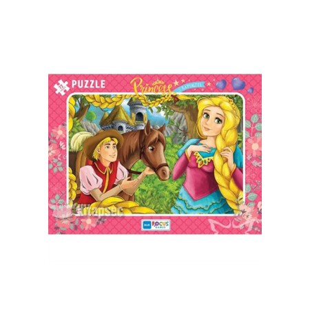 Blue Focus Princess Rapunzel - Puzzle 72 Parça