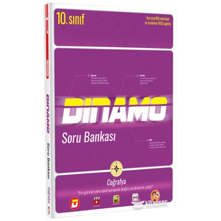 Tonguç Akademi 10. Sınıf Dinamo Coğrafya Soru Bankası 