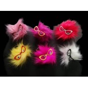 Yakut Kalpli Gözlüklü Anahtarlık Yakut Kalpli Gözlüklü Anahtarlık