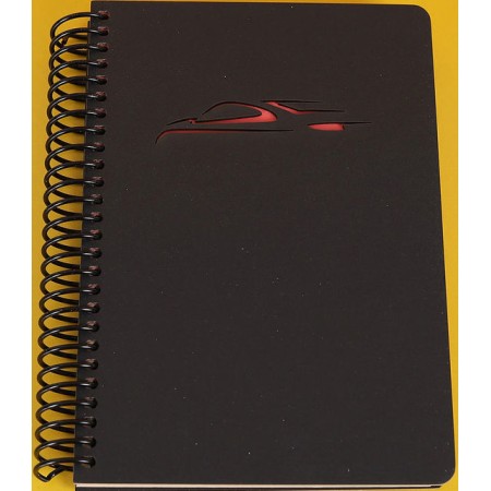 Tokaç Lazer Kesim Siyah Kapak 100 Yp. Kareli Defter 17x24