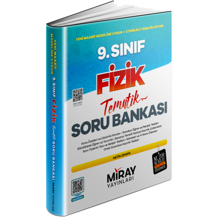 Miray 9. Sınıf Fizik Tematik Konu Özetli Soru Bankası