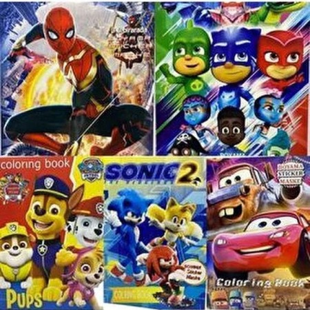 Boyama Kitabı Maske Ve Stıcker Hediyeli