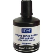 Kraf 450g 100 Ml Beyaz Tahta Kalemi Mürekkebi Siyah