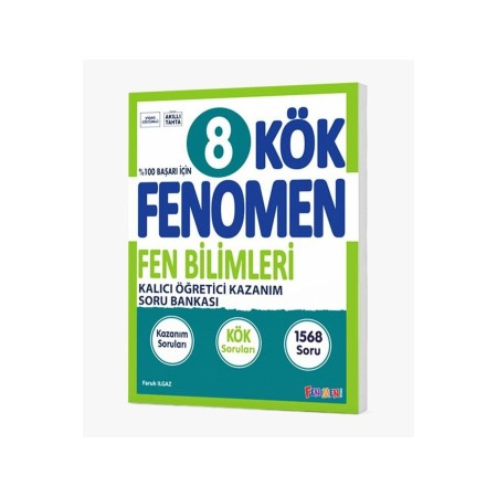 Kurmay Yayınları  8. Sınıf Fen Bilimleri Fenomen KÖK Kalıcı Öğretici