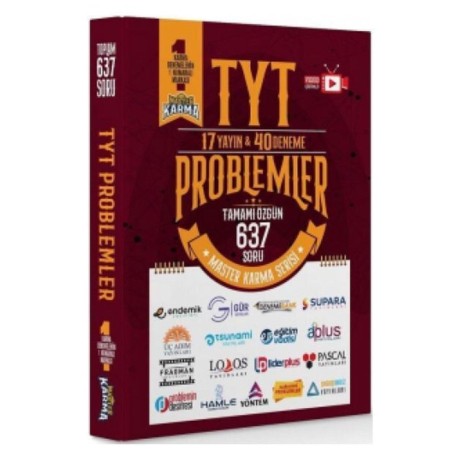 Master Karma YKS TYT Problemler 40 Deneme 
