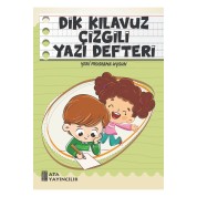 Kılavuz Çizgili Yazı Defteri Küçük Boy (Dik Temel Harflerle) Ata Yayıncılık