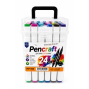 Pencraft Çift Taraflı Marker Kalem 12 Renk Pen-008 Pencraft Çift Taraflı Marker Kalem 12 Renk Pen-008