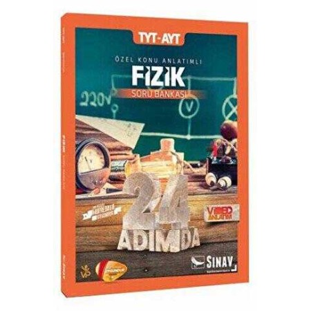 Sınav Yayınları 2019 TYT-AYT 24 Adımda Fizik Özel Konu Anlatımlı Soru Bankası