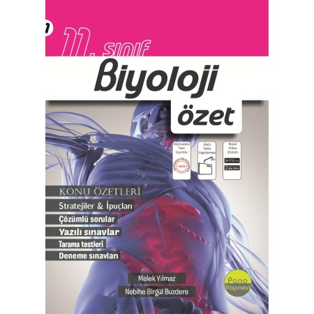 Pano Yayınları 11.Sınıf Biyoloji Özet