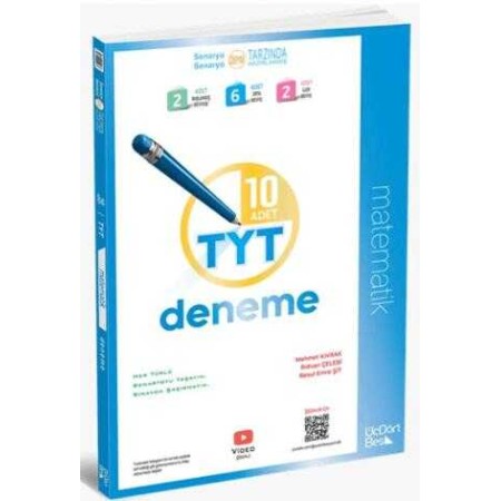 ÜçDörtBeş Yayınları  Matematik 10 deneme