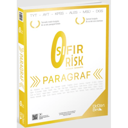 ÜçDörtBeş Yayınları  Paragraf 0 Risk