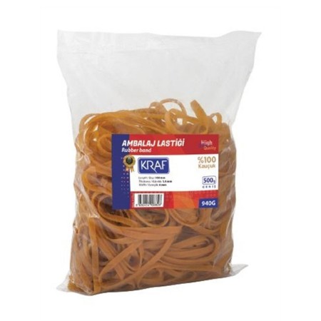 Ambalaj Lastiği %100 Kauçuk 500gr Geniş 940g
