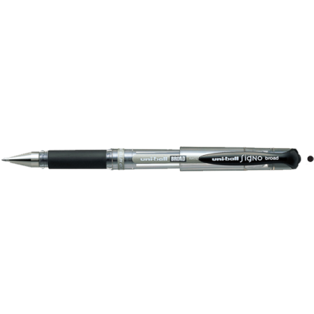 Uni-Ball Roller Kalem Signo Broad Jel Bilye Uç İmza Kalemi 1.0 MM Siyah UM-153