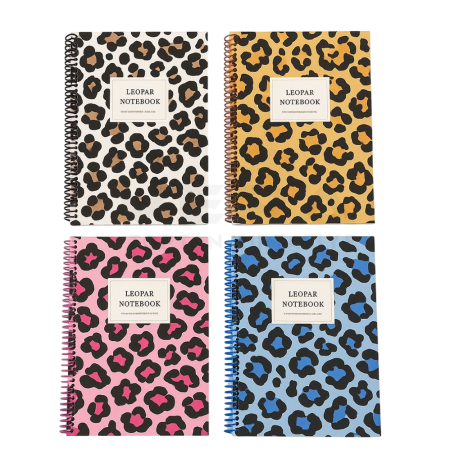 Krop Defter 17x24 Çizgili 100 yp Leopar Krop Defter 17x24 Çizgili 100 yp Leopar