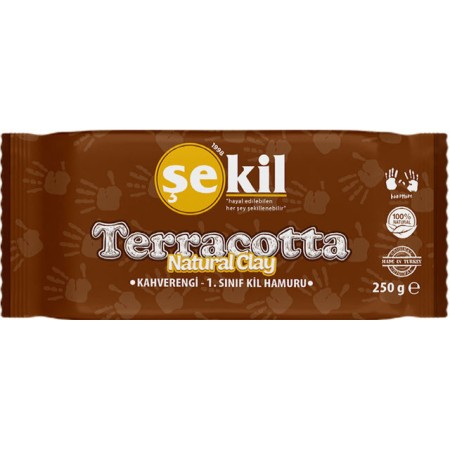 Şekil Seramik Hamuru Terracotta 250 GR Kahverengi VK250KHV