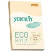 Hopax Stıckn Yapışkanlı Not Kağıdı 100 YP 76x51 Eco Patel Sarı