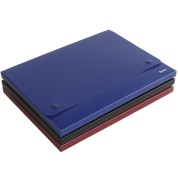 Smato Çıtçıtlı Evrak Zarfı Mat Çiçek Desenli Mavi W7542
