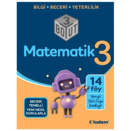 Tudem Yayınları 3. Sınıf Matematik  Bilgi Beceri Yeterlilik