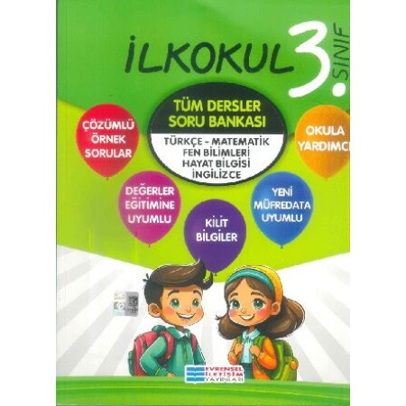 Evrensel İletişim Yayınları 3. Sınıf Tüm Dersler Soru Bankası