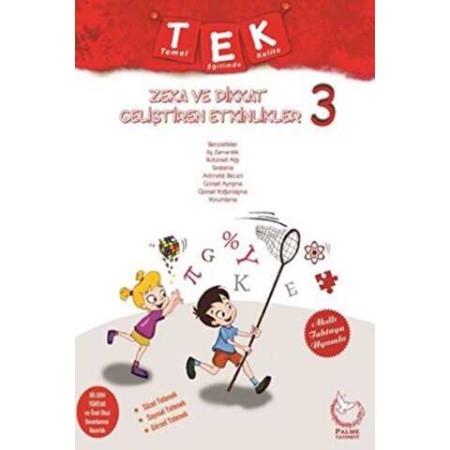 Palme Yayınları 3. Sınıf Zeka ve Dikkat Geliştiren Etkinlikler