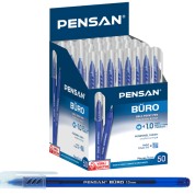 Pensan Tükenmez Kalem Büro 1 MM Mavi 50 Li 2270