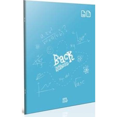 Gıpta Back Tel Dikiş Plastik Kapak Defter A4 40 YP Kareli 4980