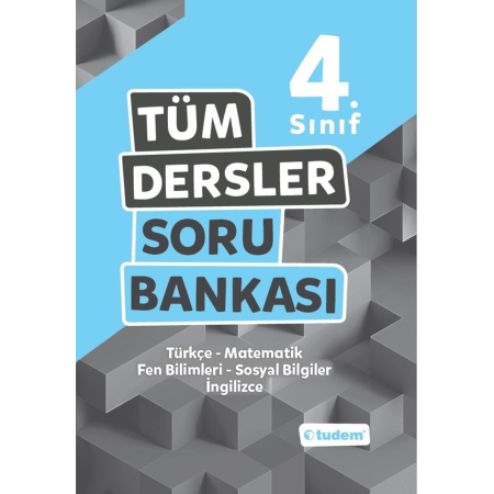 Tudem Yayınları 4. Sınıf Tüm Dersler Soru Bankası Yeni