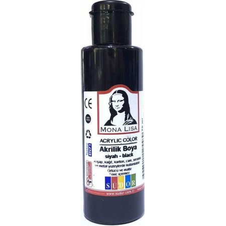 Mona Lisa Akrilik Boya 70 ML Siyah SD150-10