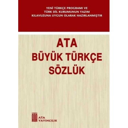 Ata Yayıncılık Büyük Türkçe Sözlük (Karton Kapak) 
