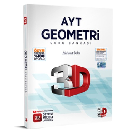 3D Yayınları  AYT Geometri Soru Bankası