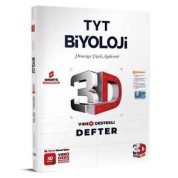3D Yayınları TYT Biyoloji Video Destekli Defter