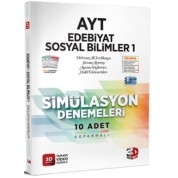 3D Yayınları AYT Edebiyat Sosyal Bilimler 1 Simülasyon Denemeleri