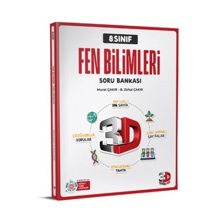 3D Yayınları 8. Sınıf Fen Bilimleri Soru Bankası