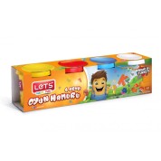 Lets Oyun Hamuru 4 Renk 600 GR L8340