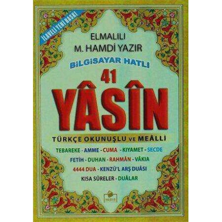 Merve Yayınları 41 Yasin Türkçe Okunuşlu Ve Mealli (sesli) Cep Boy