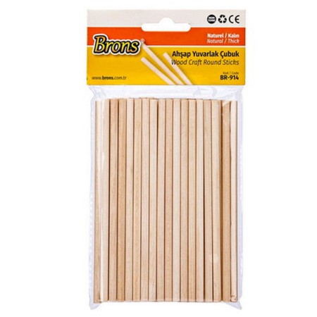 Brons Yuvarlak Çubuk Naturel Kalın BR-914 Brons Yuvarlak Çubuk Naturel Kalın BR-914