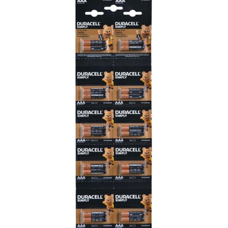 Duracell Alkalin İnce Kalem Pil (AAA) 2 Lİ Kartela