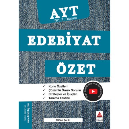 Delta Kültür Yayınevi AYT Edebiyat Özet