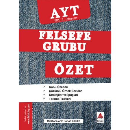 Delta Kültür Yayınevi AYT Felsefe Grubu Özet