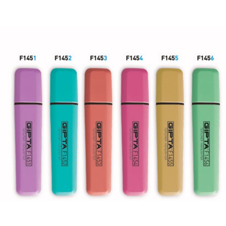 Gıpta Fosforlu Markör 5Mm Kesik Uç Pastel Sarı